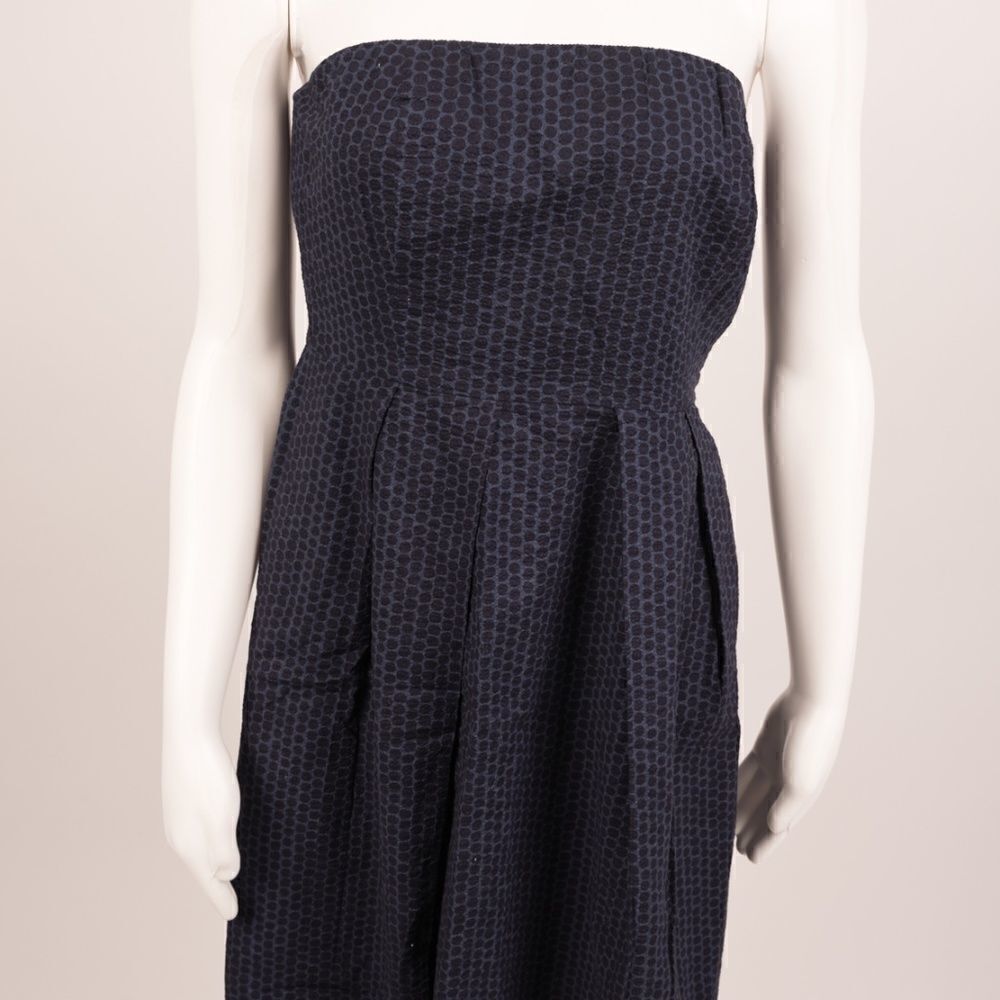 J. Crew Womens Dress Lorelei Strapless 6 Polka Dot